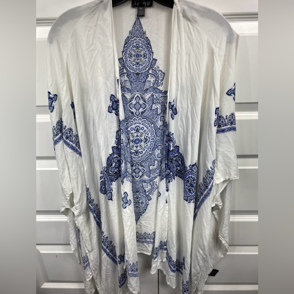 Earthy Bohemian Indie Beach Wrap Cover Up Shawl Geometric One Size Geometric
